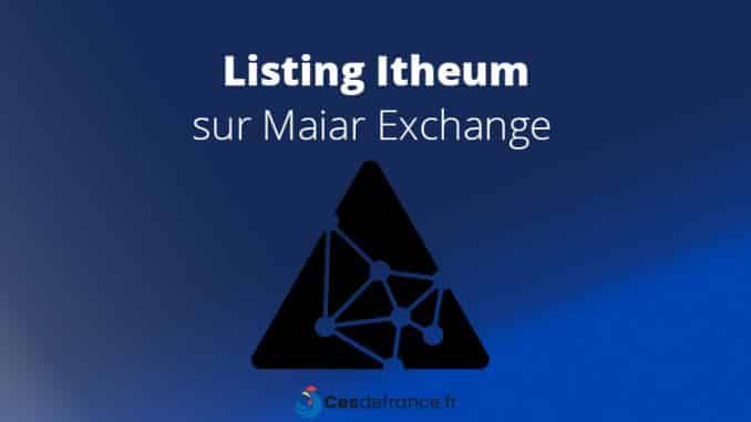 Date et fonctionnement du listing Itheum sur Maiar Exchange