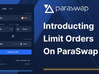 Les ordres limites sont actifs sur Paraswap