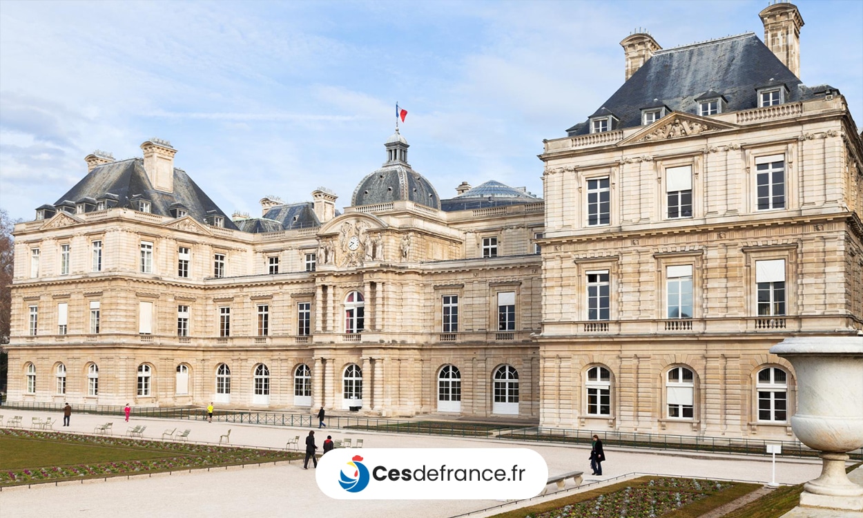 Photo du palais du Luxembourg à Paris