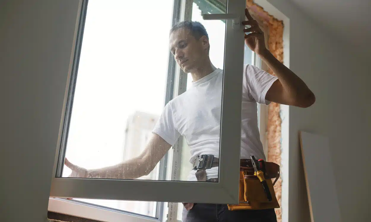 Pose de fenêtres en rénovation par un professionnel