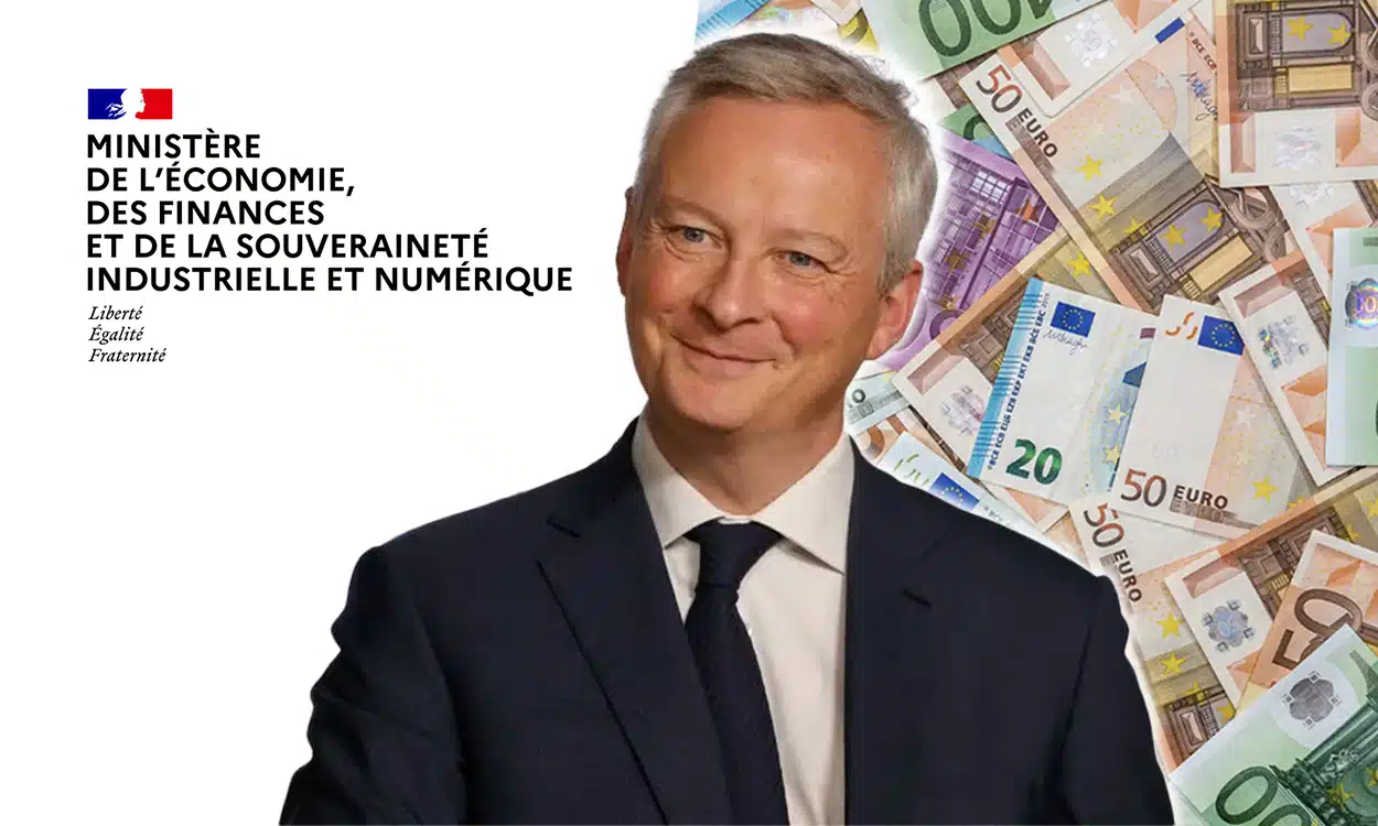 Bruno Le Maire, un ministre de l'économie française content et heureux