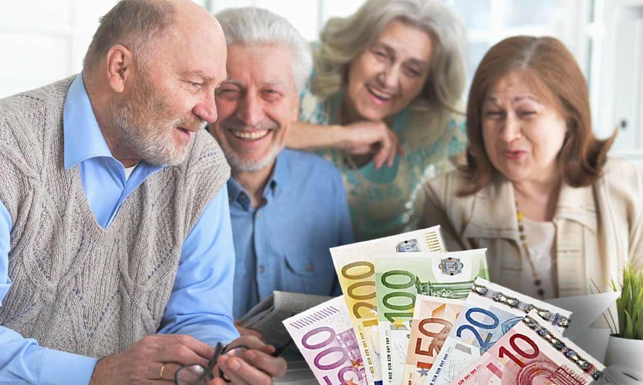 Des retraité heureux de gagner plus d'argent