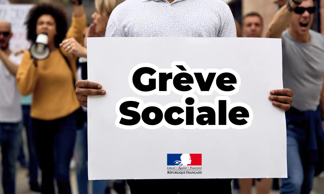 Grève sociale, manifestation de contestation