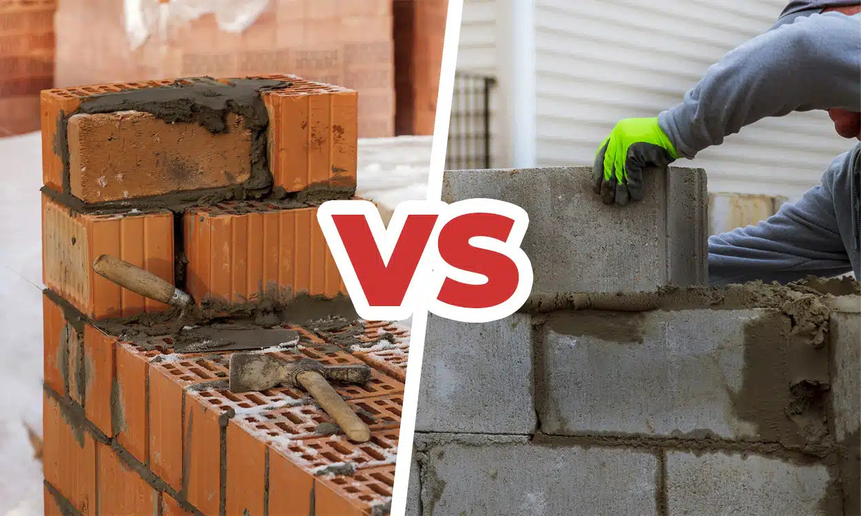 Mur en brique ou mur en parpaing