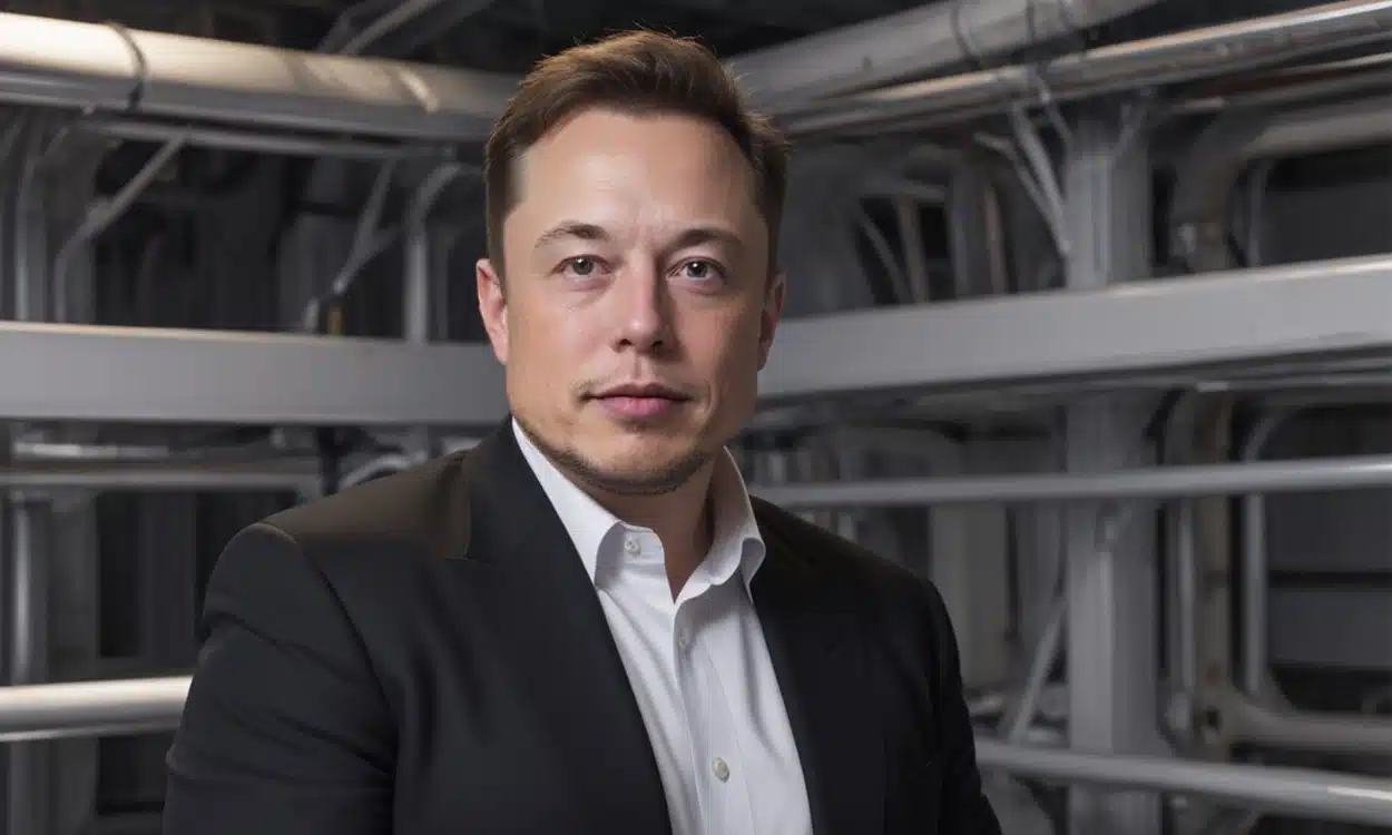 Portrait D'Elon Musk IA