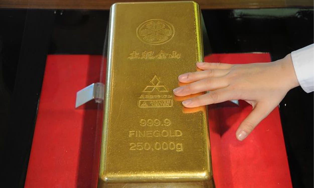 Le plus gros lingot d'or du monde pèse 250kg
